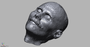 2_3D Modell parametrisch_Totenmaske Klimt